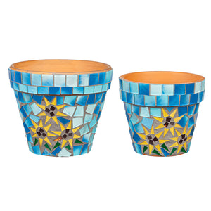 mosaic pots