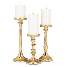 Load image into Gallery viewer, Gold classic candle holder
