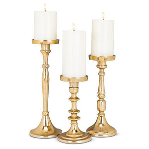 Gold classic candle holder