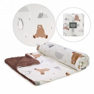 Blanket-brown and ivory children's